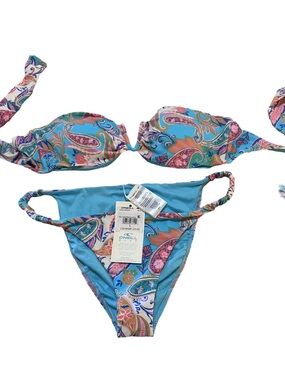 O'Neill Turquoise Paisley Two-Piece Bikini